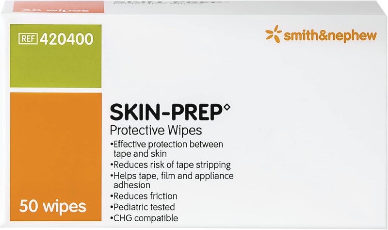 Smith&nephew Smith & Nephew Skin-Prep Protection Dressing Wipes - 50 Count Box - Image 1